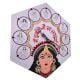 Handcrafted Navdurga Lippan Art Wall Clock